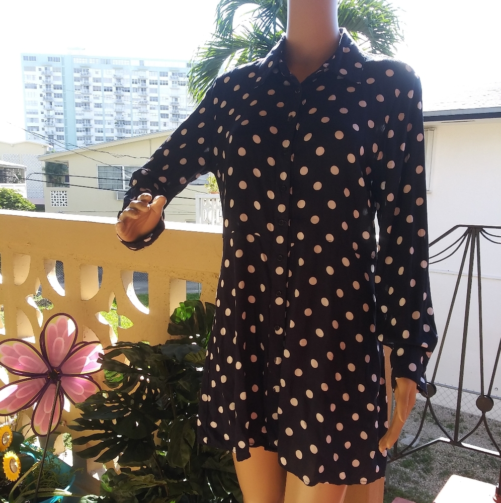 Le Lis button down dress